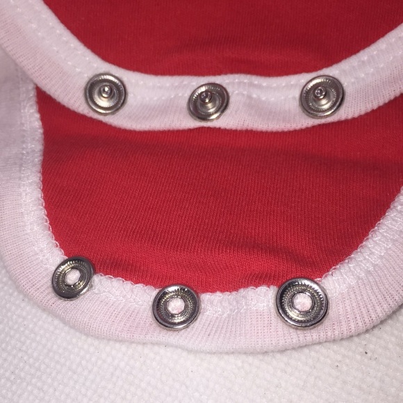 Dr. Seuss by Bumkins Thing 1 Infant Baby Bodysuit Red Size 3 Months - Picture 7 of 7